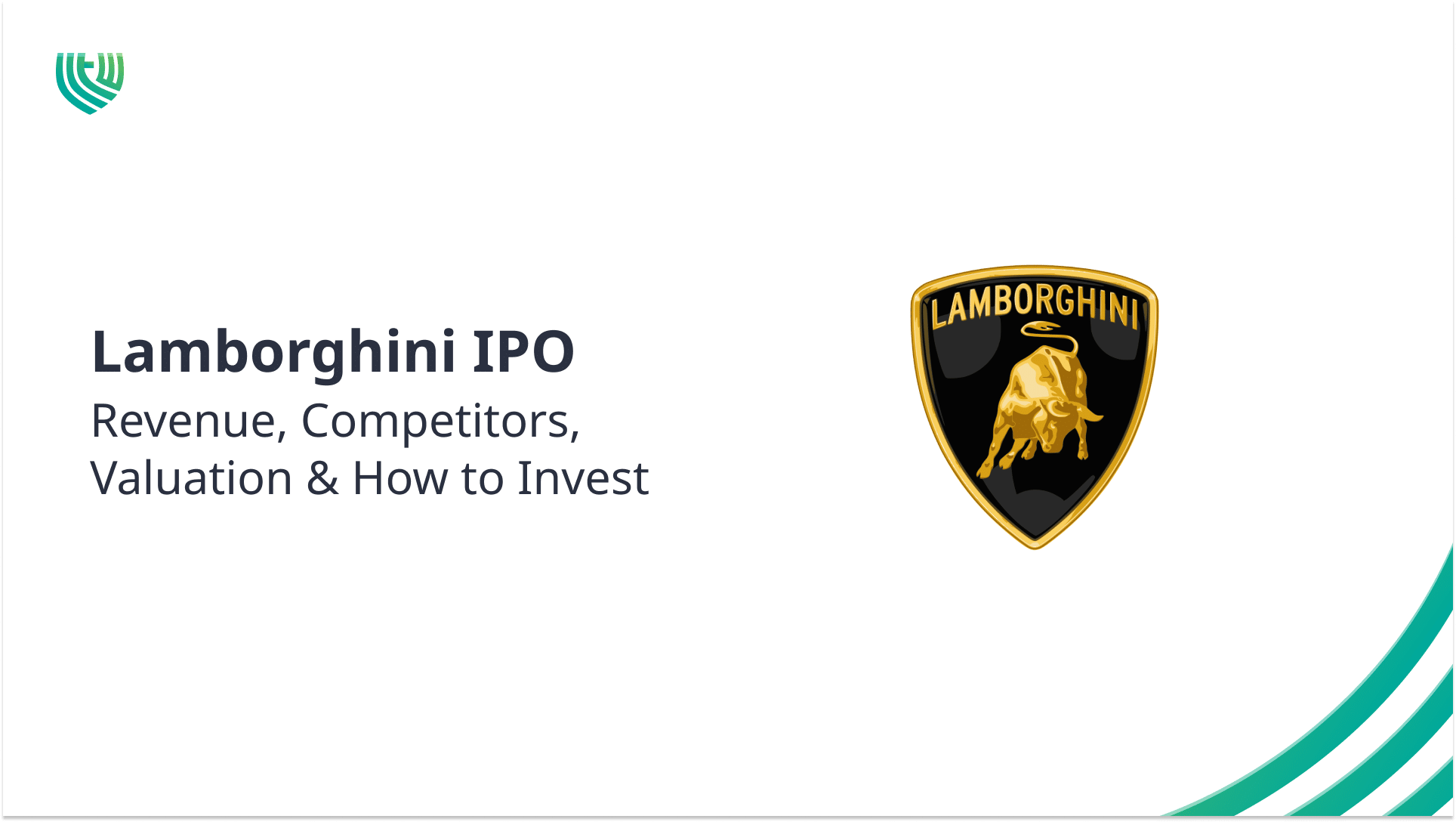 Lamborghini IPO: How to Invest, Revenue, Competitors, & Valuation 1