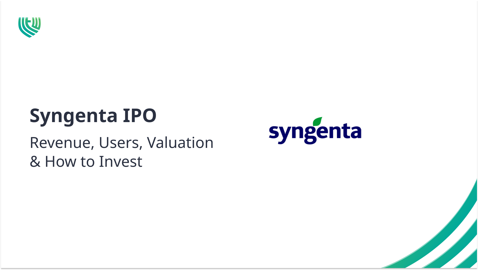 Syngenta IPO: Revenue, Statistics, Valuation & How to Invest 1