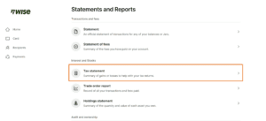 Does Wise report to Tax Authorities? CRS reporting