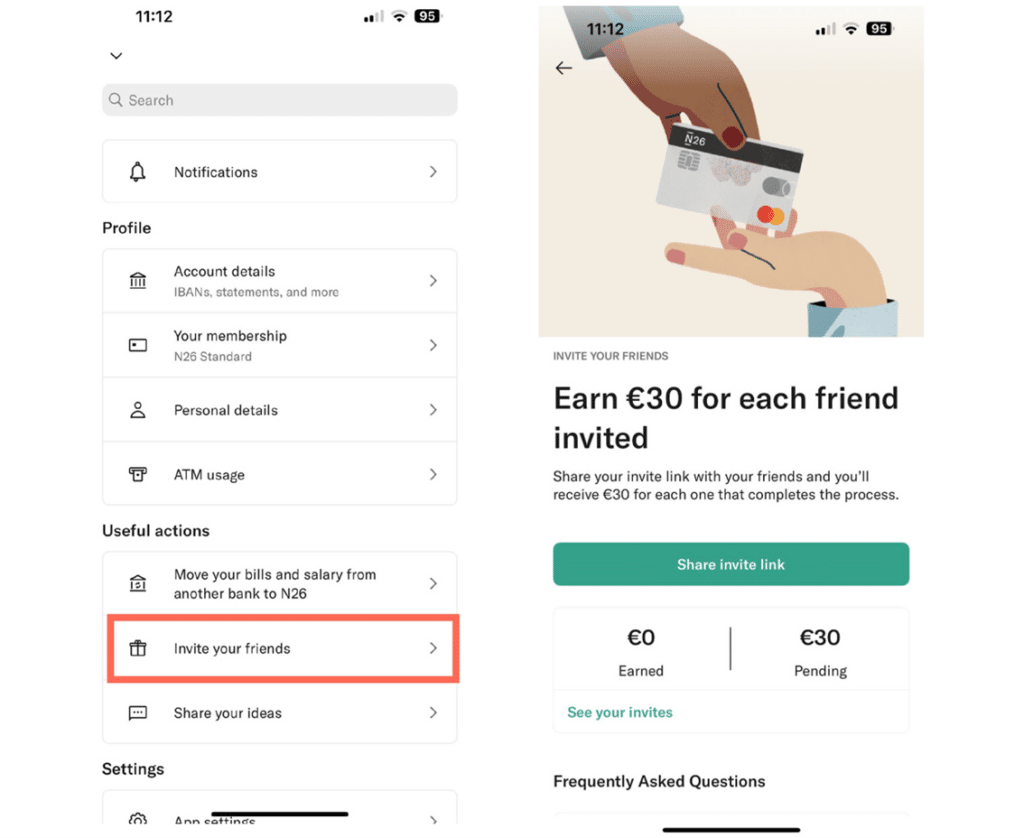 N26 promo code “brunoema8951” earn a €30 bonus (2024)