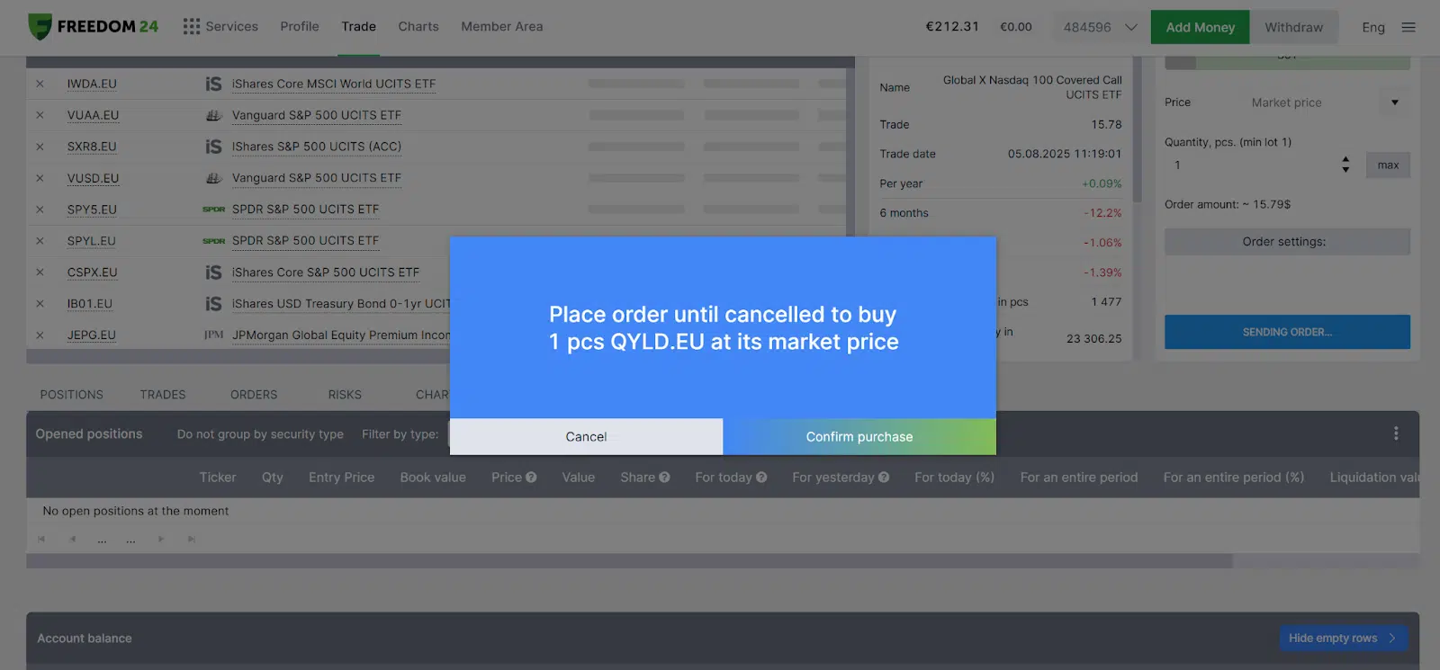 Freedom24 investment platform